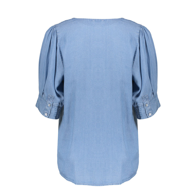 Geisha denim lyocell top