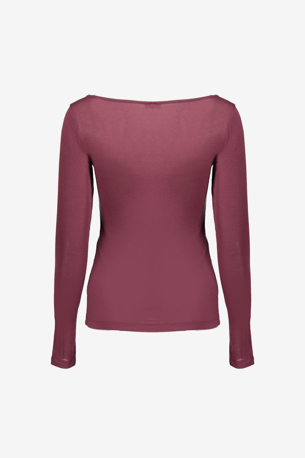 Geisha lichtgebreide cashmere trui bordeaux