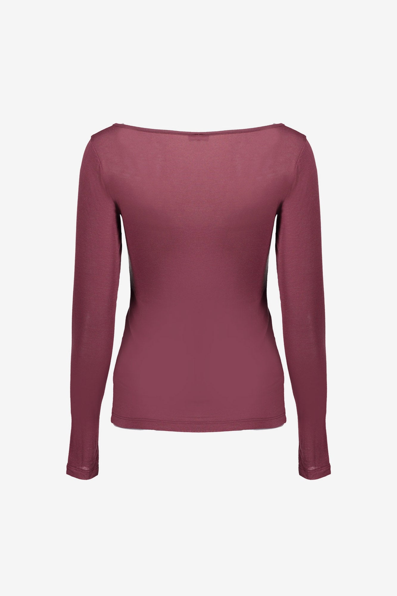 Geisha lichtgebreide cashmere trui bordeaux