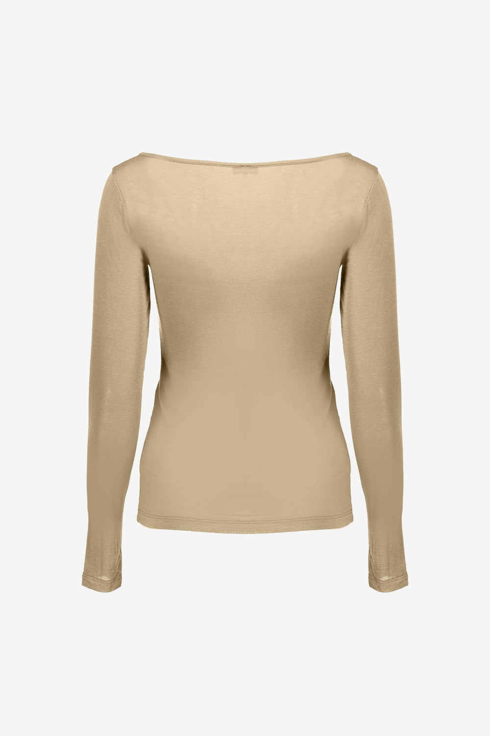 Geisha lichtgebreide cashmere trui dark sand