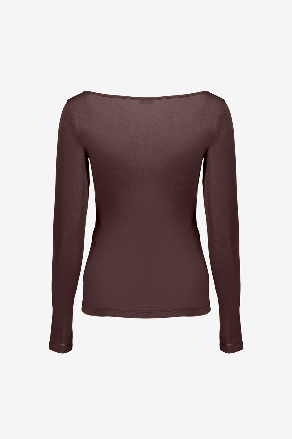 Geisha lichtgebreide cashmere trui bruin