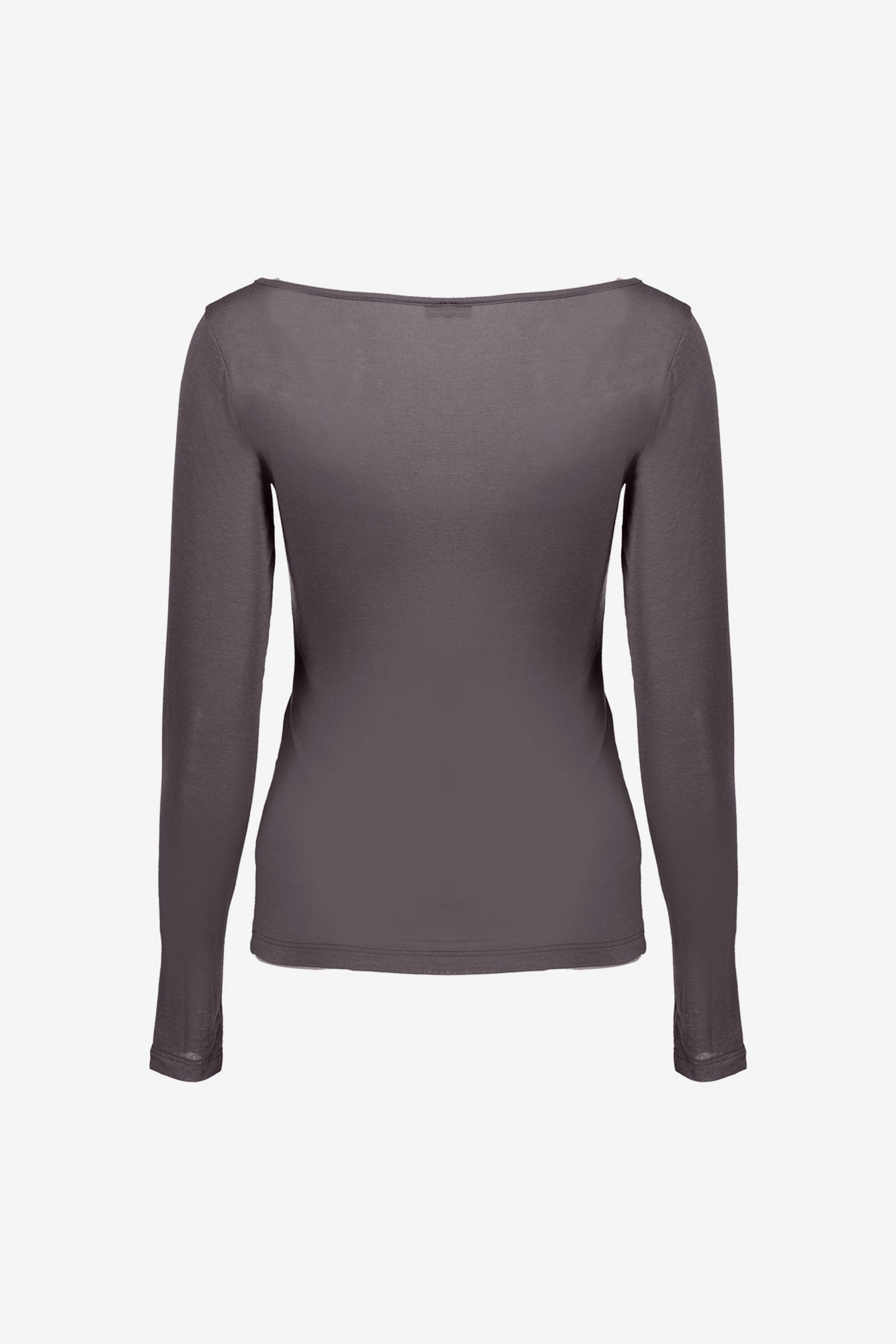 Geisha lichtgebreide cashmere trui anthraciet